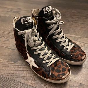 Golden Goose leopard hightops